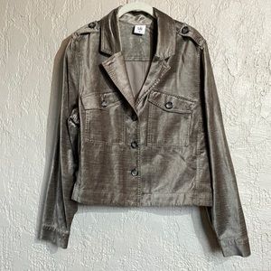 CAbi velvet Sunday Topper jacket.